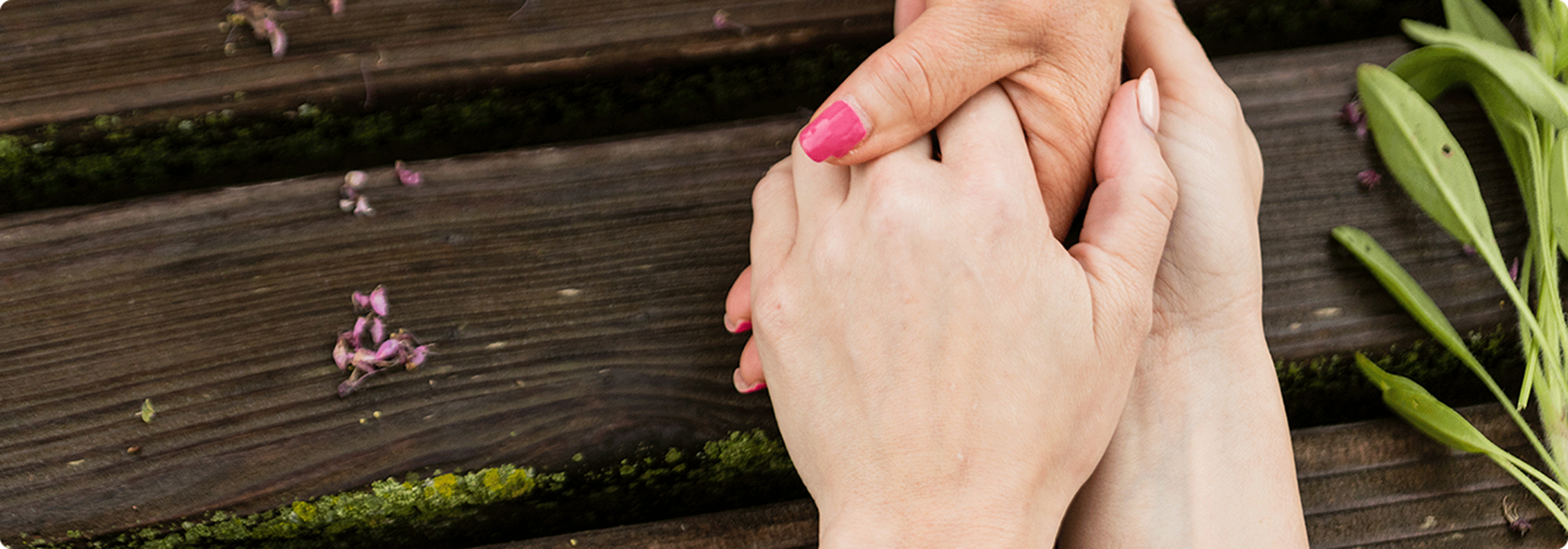 holding hands Sharing Solace
